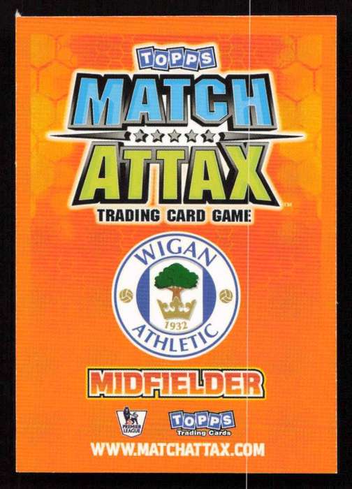 Topps Match Attax PL 2009/2010 - Wigan Athletic - Jason Koumas