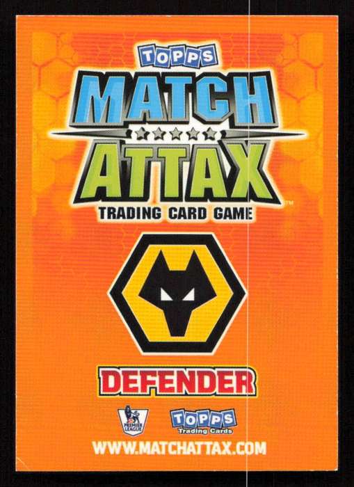 Topps Match Attax PL 2009/2010 - Wolverhampton Wanderers - Michael Mancienne