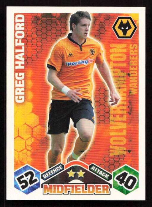Topps Match Attax PL 2009/2010 - Wolverhampton Wanderers - Greg Halford