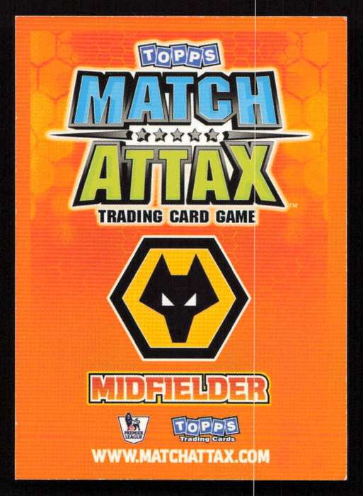 Topps Match Attax PL 2009/2010 - Wolverhampton Wanderers - Greg Halford