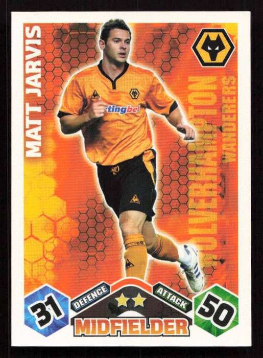 Topps Match Attax PL 2009/2010 - Wolverhampton Wanderers - Matt Jarvis