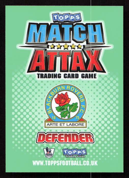Topps Match Attax PL 2010/2011 - Blackburn Rovers - Michel Salgado