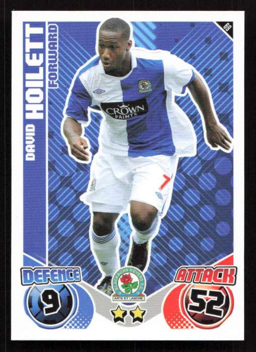 Topps Match Attax PL 2010/2011 - Blackburn Rovers - David Hoilett