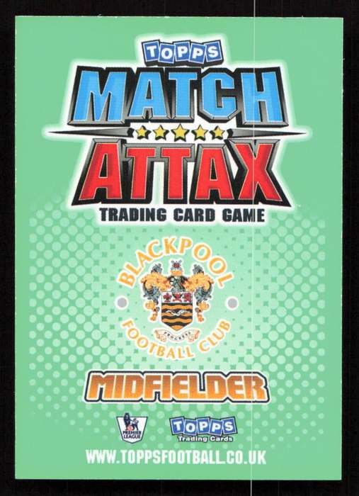 Topps Match Attax PL 2010/2011 - Blackpool - Stephen Husband