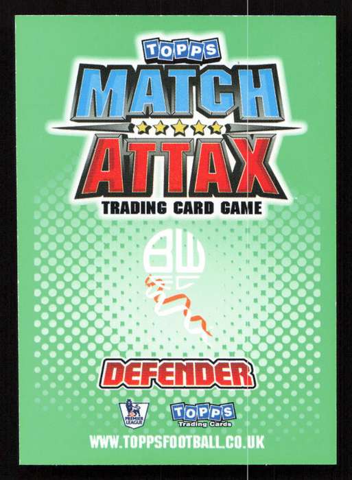 Topps Match Attax PL 2010/2011 - Bolton Wanderers - Paul Robinson
