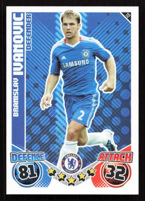 Topps Match Attax PL 2010/2011 - Chelsea - Branislav Ivanovic