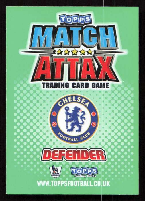 Topps Match Attax PL 2010/2011 - Chelsea - Branislav Ivanovic