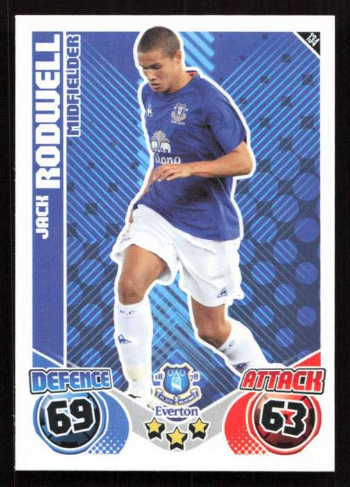 Topps Match Attax PL 2010/2011 - Everton - Jack Rodwell