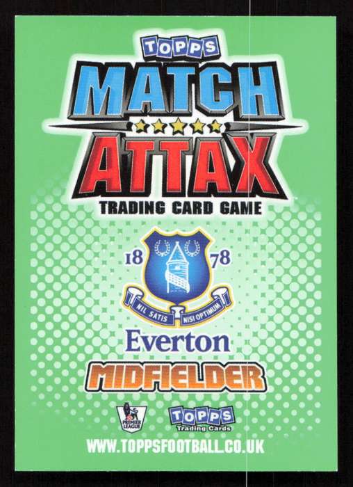 Topps Match Attax PL 2010/2011 - Everton - Stephen Pienaar