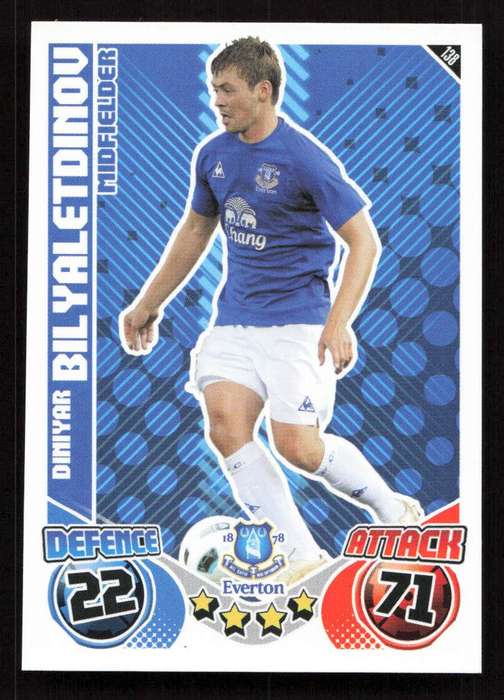 Topps Match Attax PL 2010/2011 - Everton - Diniyar Bilyaletdinov