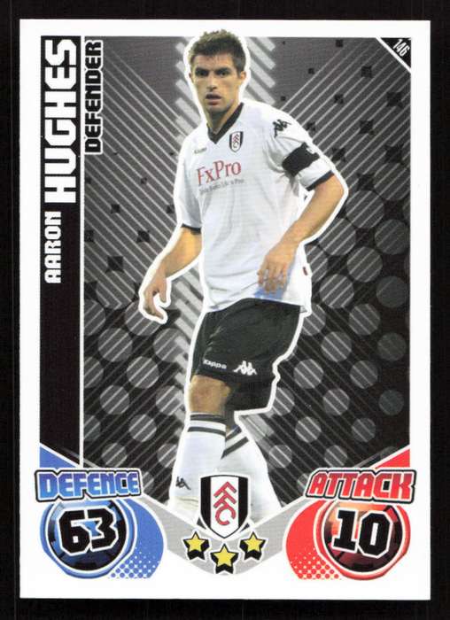 Topps Match Attax PL 2010/2011 - Fulham - Aaron Hughes