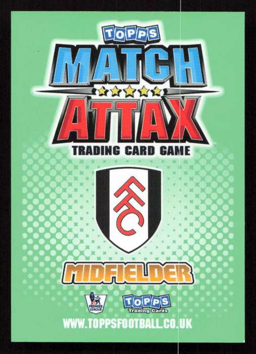 Topps Match Attax PL 2010/2011 - Fulham -  Jonathan Greening