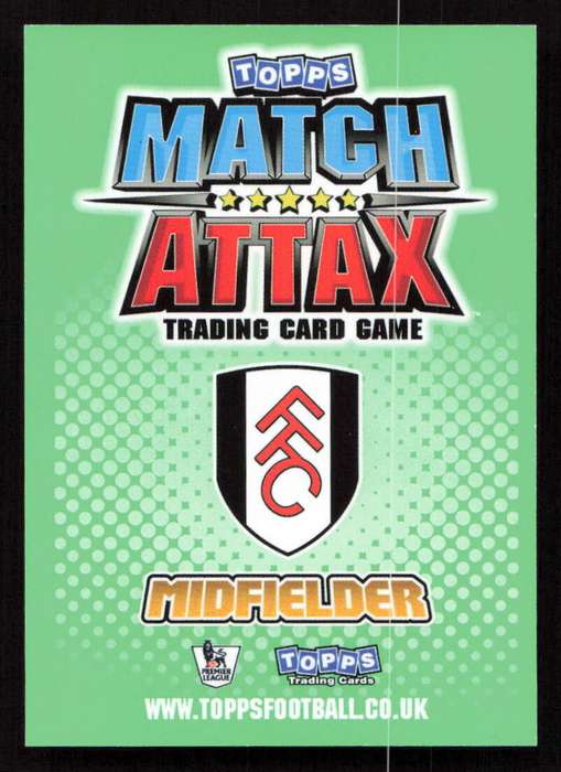 Topps Match Attax PL 2010/2011 - Fulham - Damien Duff
