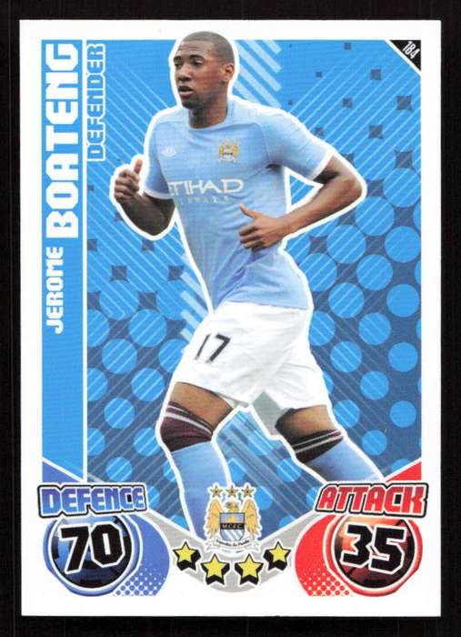 Topps Match Attax PL 2010/2011 - Manchester City - Jerome Boateng