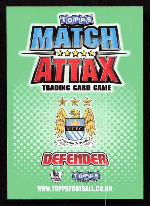 Topps Match Attax PL 2010/2011 - Manchester City - Jerome Boateng