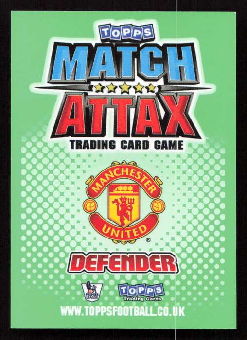 Topps Match Attax PL 2010/2011 - Manchester United - Nemanja Vidic