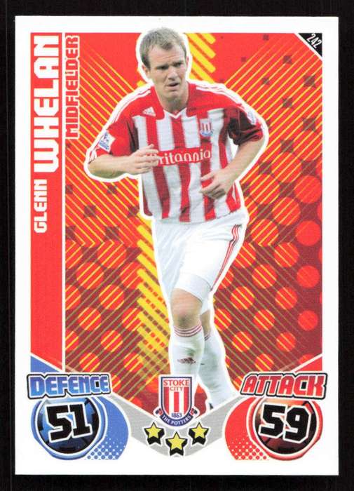 Topps Match Attax PL 2010/2011 - Stoke City - Glenn Whelan