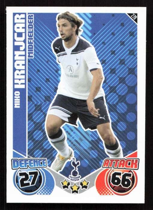 Topps Match Attax PL 2010/2011 - Tottenham Hotspur - Niko Kranjcar