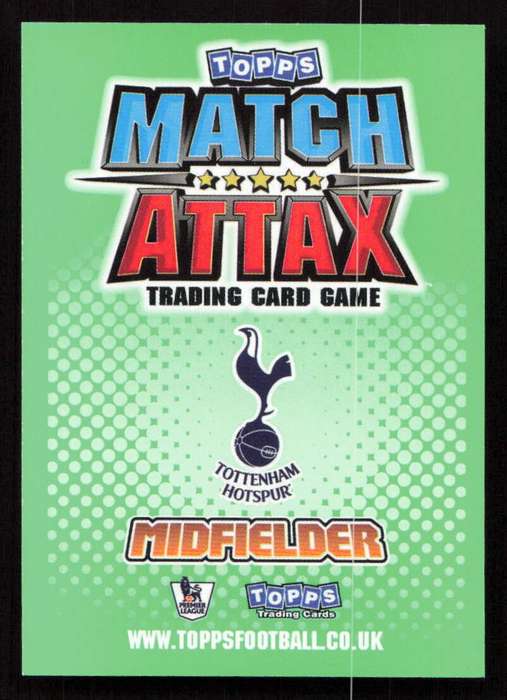 Topps Match Attax PL 2010/2011 - Tottenham Hotspur - Tom Huddlestone