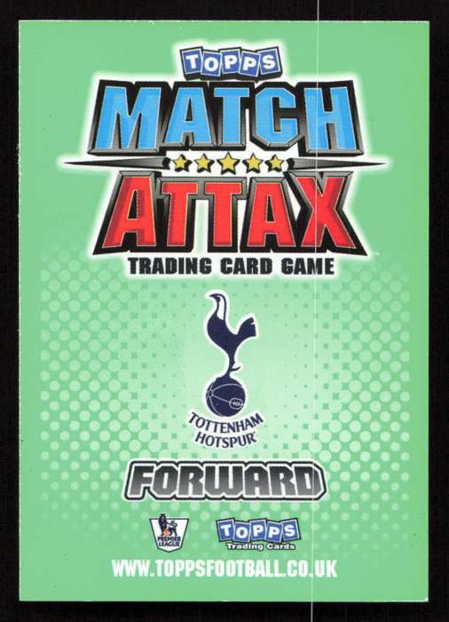 Topps Match Attax PL 2010/2011 - Tottenham Hotspur - Peter Crouch