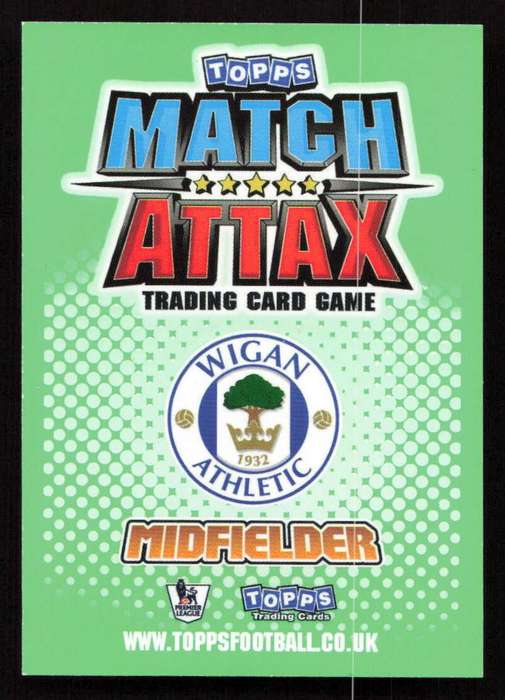 Topps Match Attax PL 2010/2011 - Wigan Athletic - Ben Watson