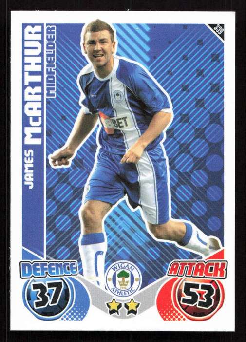 Topps Match Attax PL 2010/2011 - Wigan Athletic - James McArthur