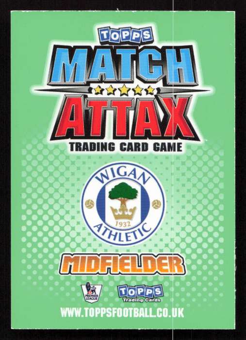 Topps Match Attax PL 2010/2011 - Wigan Athletic - James McArthur