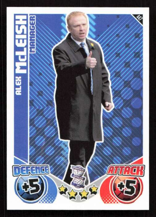 Topps Match Attax PL 2010/2011 - Managers - Alex McLeish