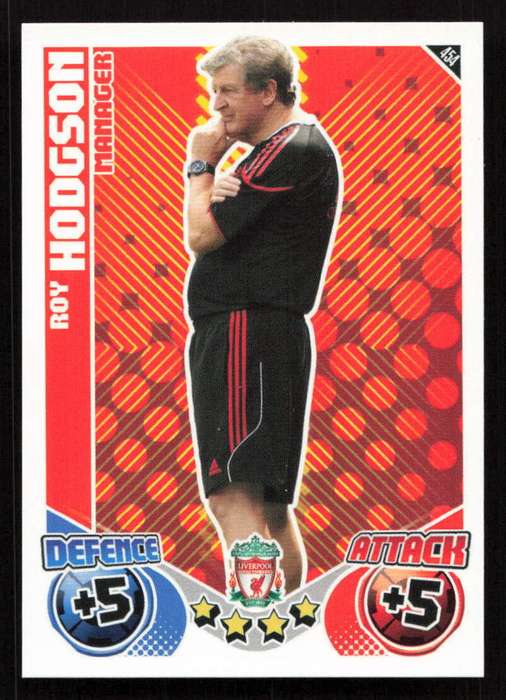 Topps Match Attax PL 2010/2011 - Managers - Roy Hodgson