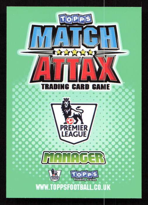 Topps Match Attax PL 2010/2011 - Managers - Roberto Mancini