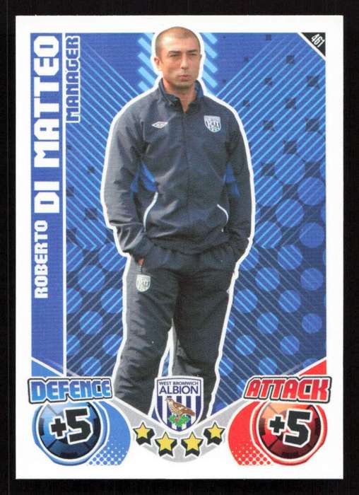 Topps Match Attax PL 2010/2011 - Managers - Roberto Di Matteo