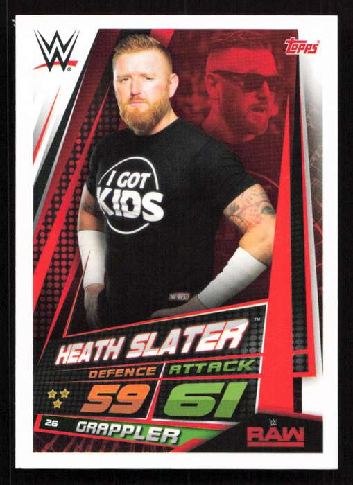 Topps Slam Attax Universe - RAW - Heath Slater