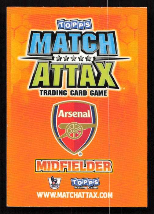 Topps Match Attax PL 2009/2010 Arsenal - Samir Nasri