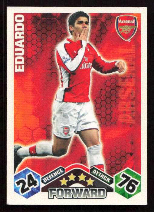 Topps Match Attax PL 2009/2010 Arsenal - Eduardo