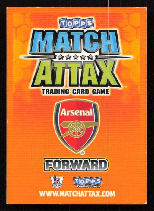 Topps Match Attax PL 2009/2010 Arsenal - Eduardo
