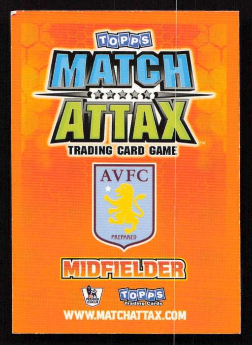 Topps Match Attax PL 2009/2010 Aston Villa - Steve Sidwell