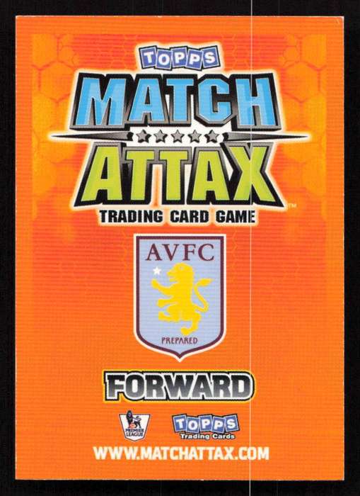 Topps Match Attax PL 2009/2010 Aston Villa - Gabriel Agbonlahor