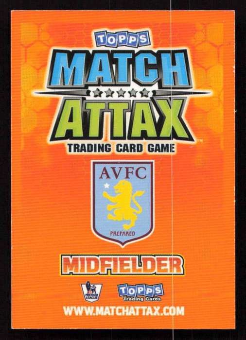 Topps Match Attax PL 2009/2010 Aston Villa - Ashley Young