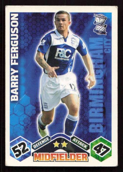 Topps Match Attax PL 2009/2010 Birmingham City - Barry Ferguson