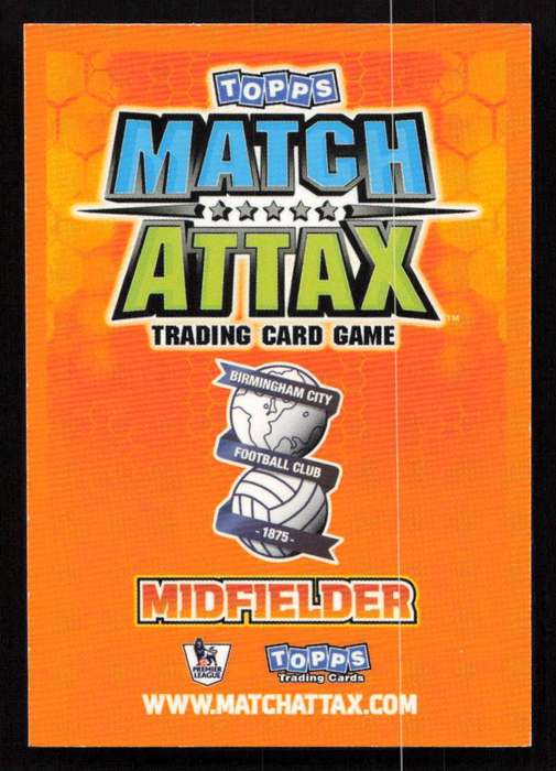 Topps Match Attax PL 2009/2010 Birmingham City - Keith Fahey