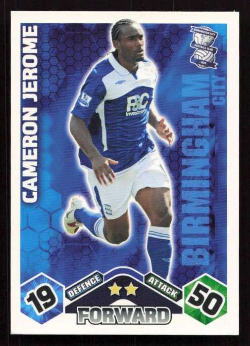 Topps Match Attax PL 2009/2010 Birmingham City - Cameron Jerome