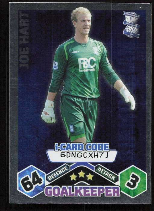Topps Match Attax PL 2009/2010 Birmingham City - Joe Hart
