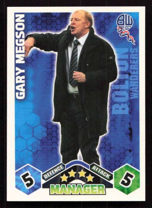 Topps Match Attax PL 2009/2010 Bolton Wanderers - Gary Megson