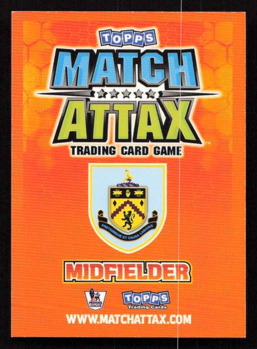 Topps Match Attax PL 2009/2010 Burnley - Joey Gudjonsson