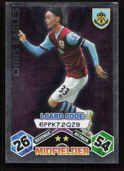 Topps Match Attax PL 2009/2010 Burnley - Chris Eagles