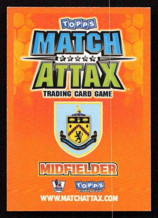 Topps Match Attax PL 2009/2010 Burnley - Chris Eagles