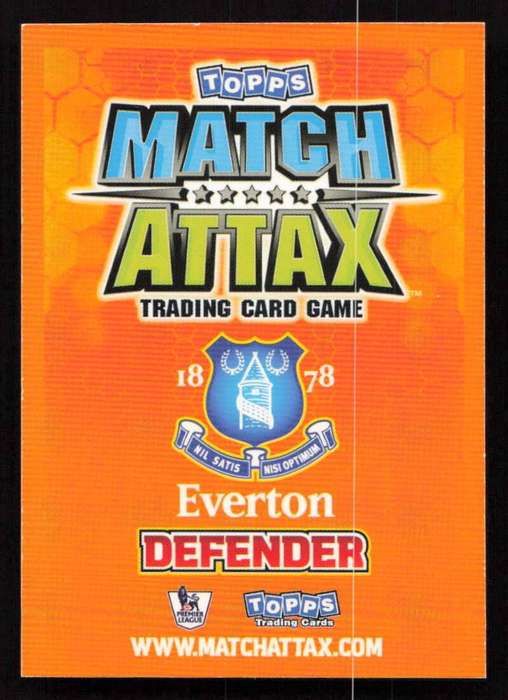Topps Match Attax PL 2009/2010 Everton - Sylvain Distin