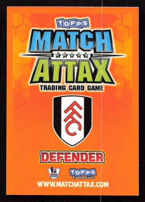 Topps Match Attax PL 2009/2010 Fulham - Chris Baird