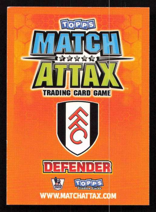 Topps Match Attax PL 2009/2010 Fulham - Stephen Kelly
