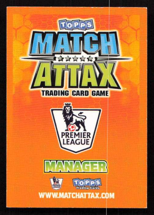 Topps Match Attax PL 2009/2010 Fulham - Roy Hodgson